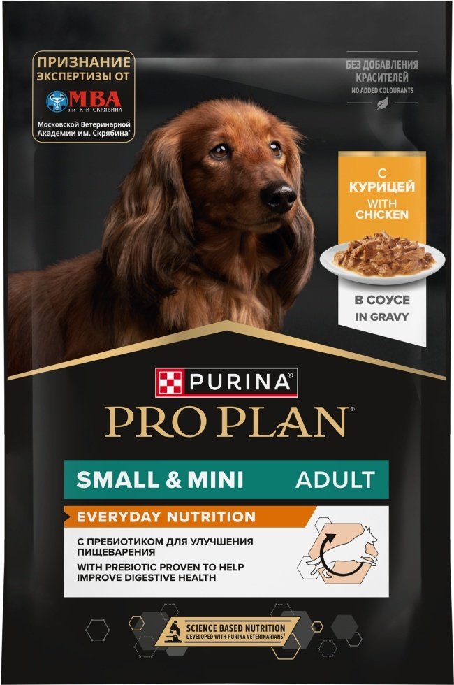 Корм PRO PLAN 130536664 мелкие породы 85 г 1 шт