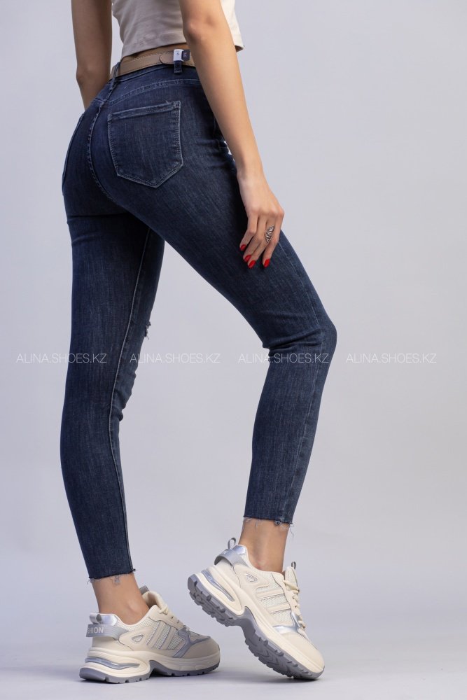 Джинсы узкие alinashoes синий купить,NaN