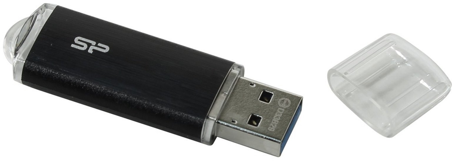 USB Flash карта Silicon Power Blaze B02 SP128GBUF3B02V1K 128 Гб купить,NaN
