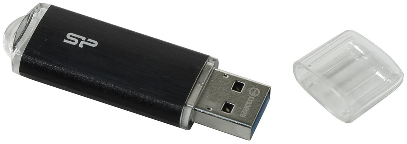USB Flash карта Silicon Power Blaze B02 SP128GBUF3B02V1K 128 Гб купить,NaN
