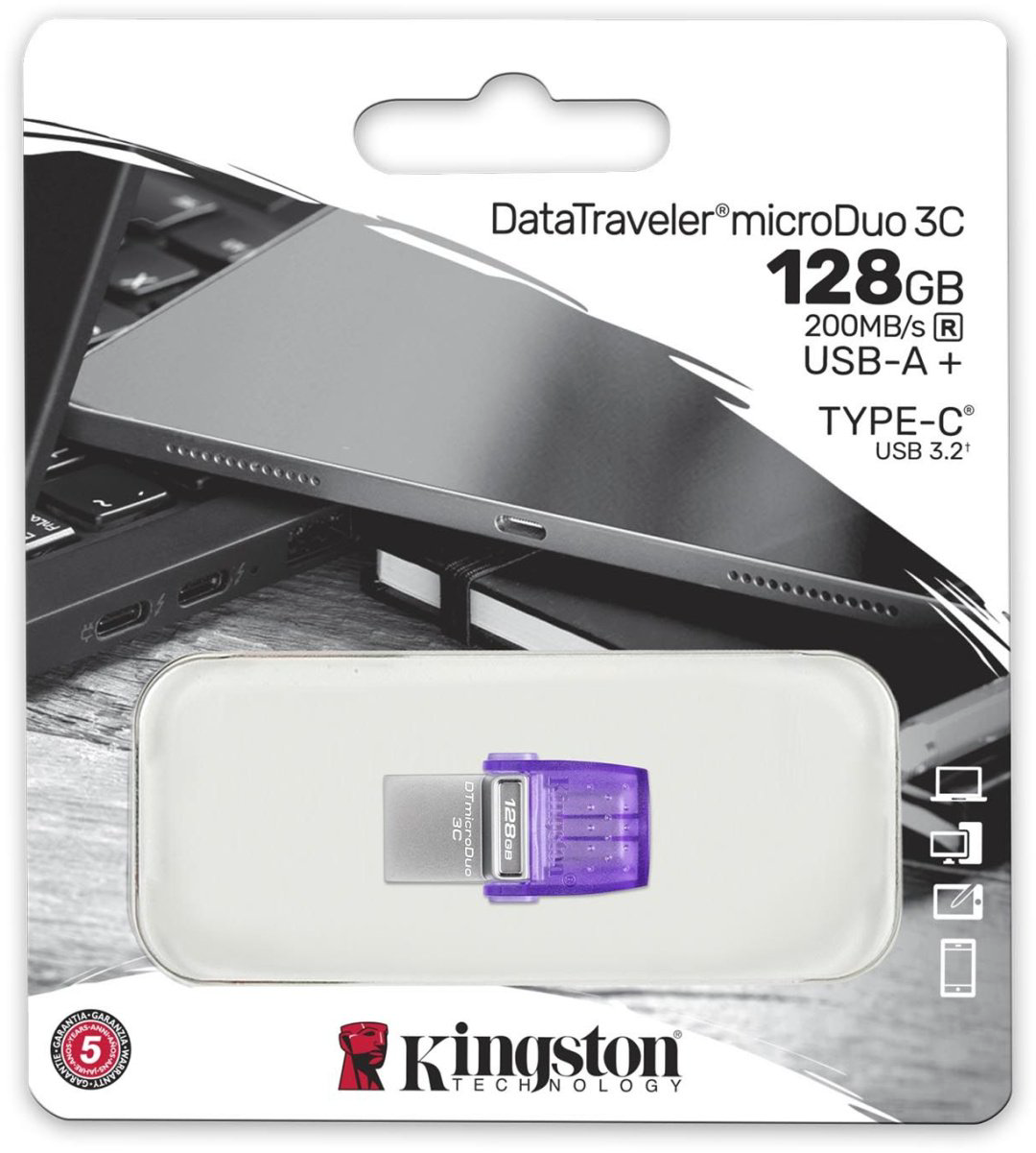 USB Flash карта Kingston DTDUO3CG3/128GB 128 Гб купить,19090