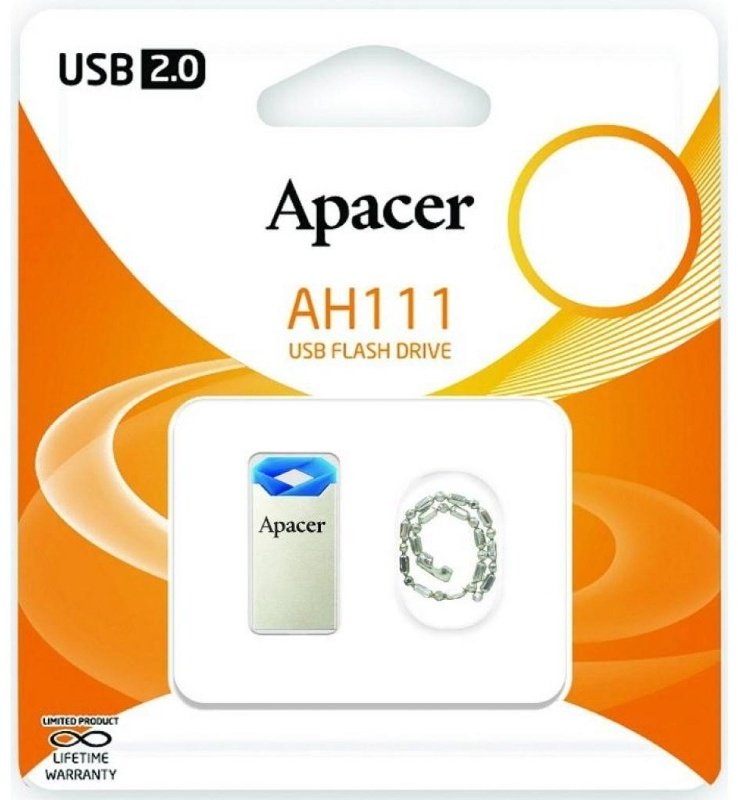 Apacer AP64GAH111U-1 64Gb синий купить,NaN