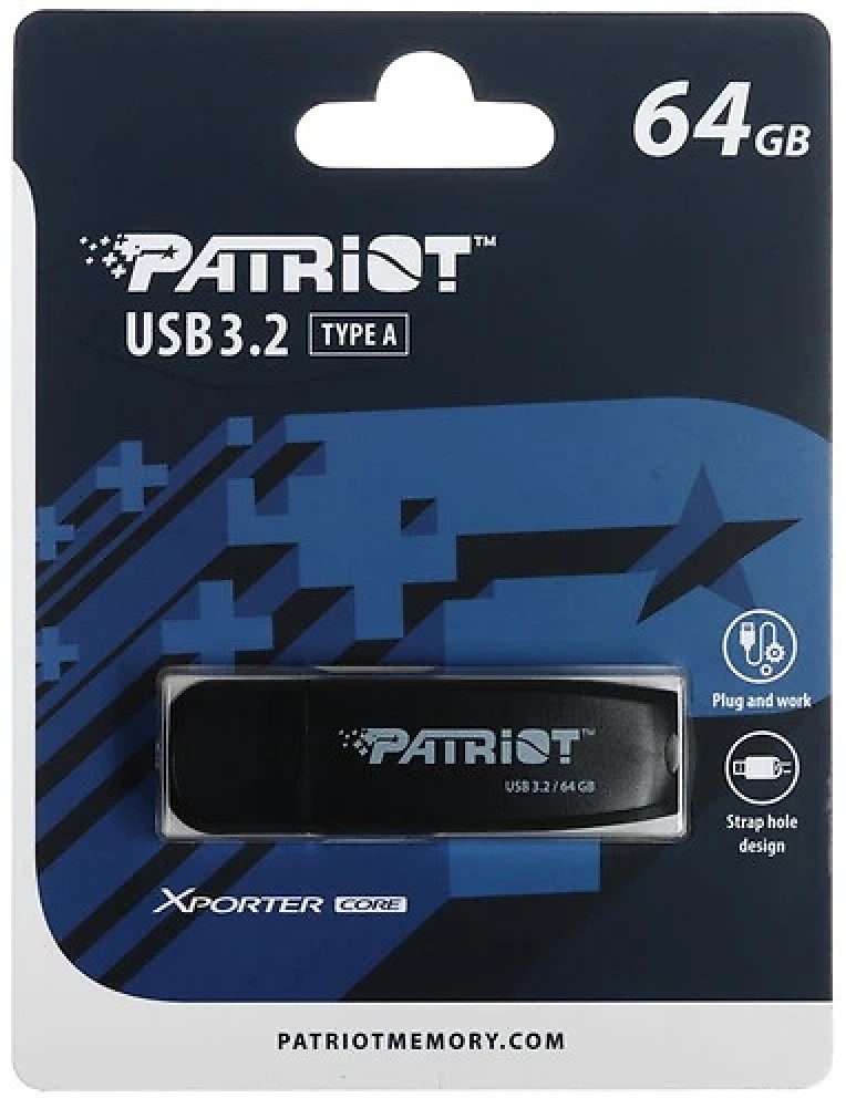 USB Flash карта Patriot PSF64GXRB3U 64 Гб купить,NaN