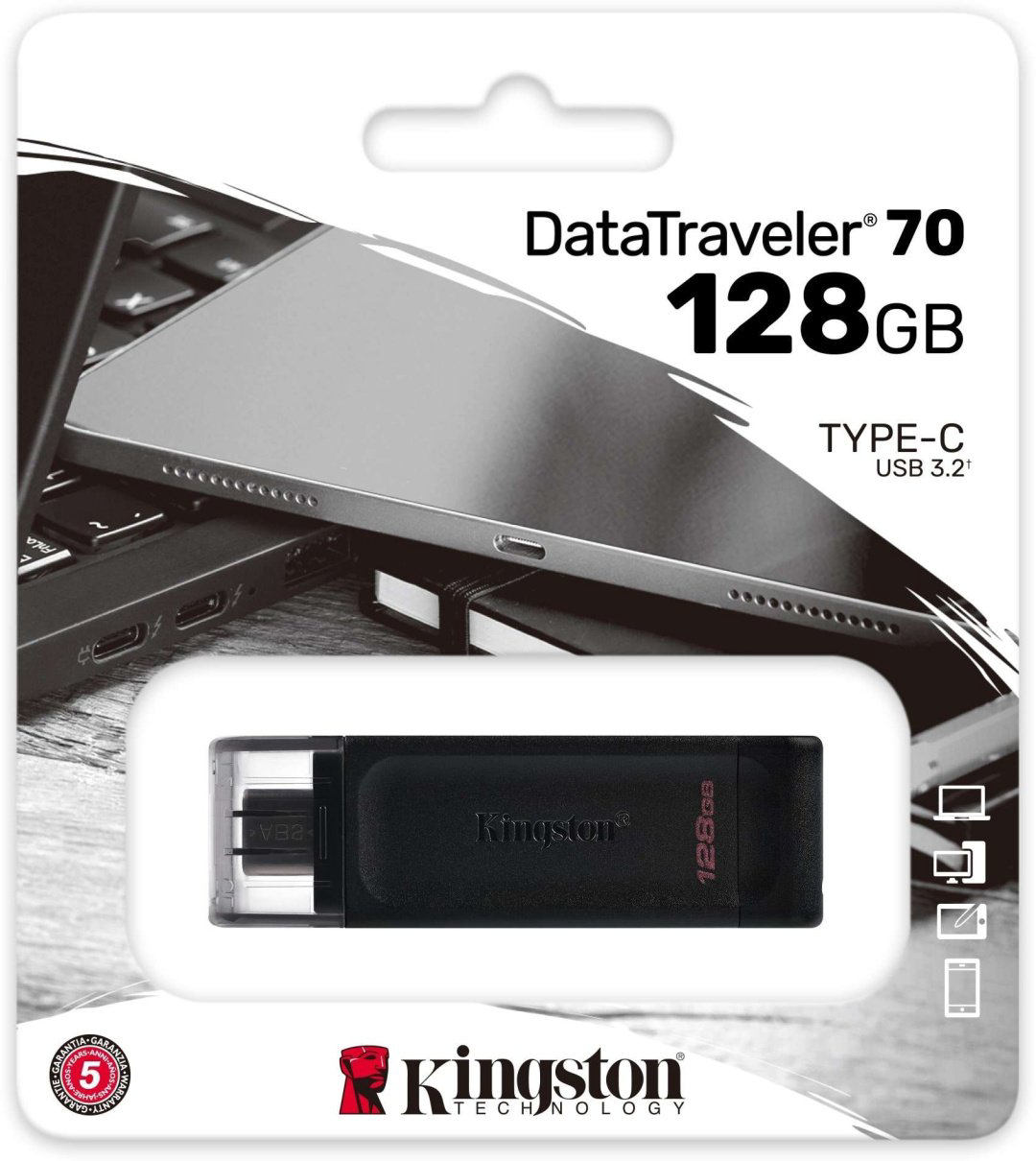 USB Flash карта Kingston DT70/128GB 128 Гб купить,6990