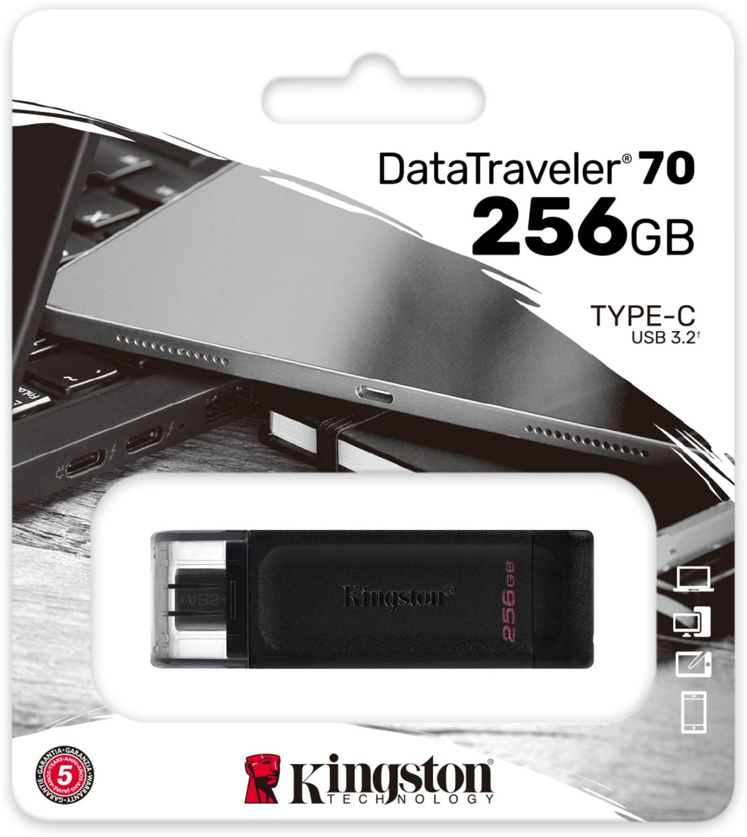 USB Flash карта Kingston DataTraveler 70 DT70/256GB 256 Гб купить,NaN