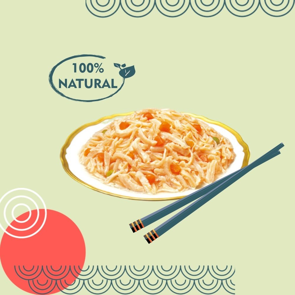 Корм INABA Teishibo Куриное филе с тунцом и овощами в желе 80 г 1 шт