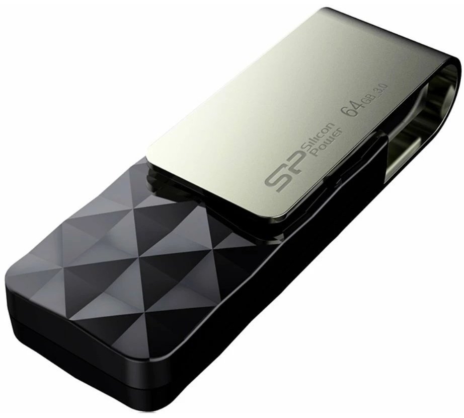 USB Flash карта Silicon Power Blaze B30 SP064GBUF3B30V1K 64 Гб купить,NaN