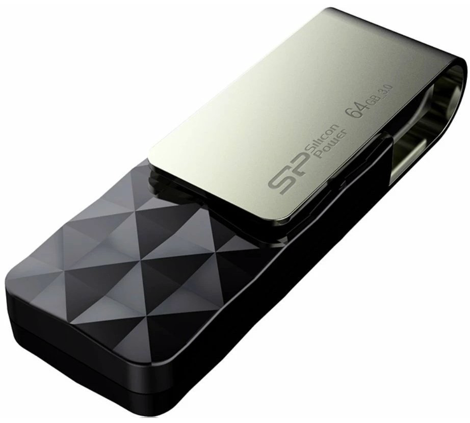 USB Flash карта Silicon Power Blaze B30 SP064GBUF3B30V1K 64 Гб купить,NaN