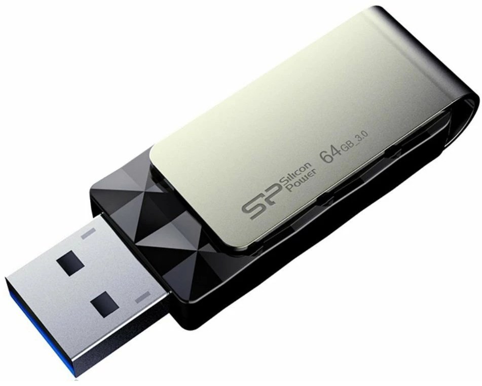 USB Flash карта Silicon Power Blaze B30 SP064GBUF3B30V1K 64 Гб купить,NaN