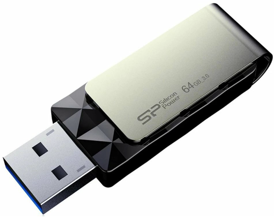 USB Flash карта Silicon Power Blaze B30 SP064GBUF3B30V1K 64 Гб купить,NaN