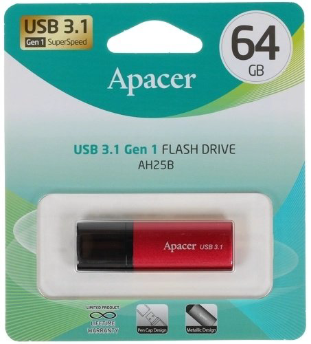 USB Flash карта Apacer AP64GAH25BR-1 64 Гб купить,6565