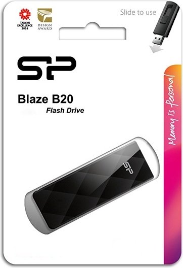 USB Flash карта Silicon Power Blaze B20 SP128GBUF3B20V1K 128 Гб купить,NaN