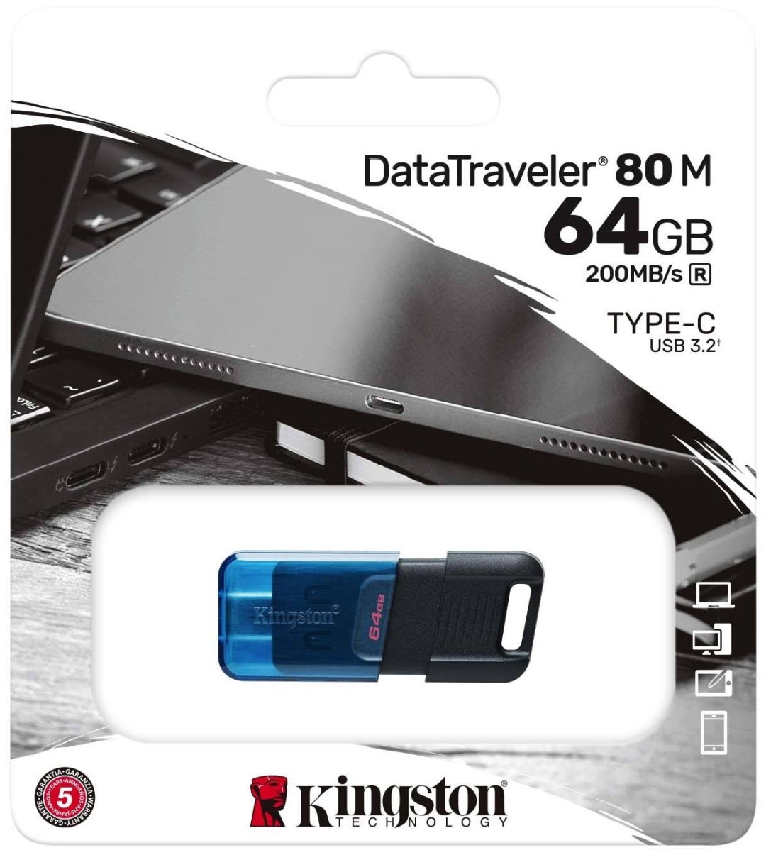 USB Flash карта Kingston Data Traveler 80M DT80M/64GB 64 Гб купить,NaN