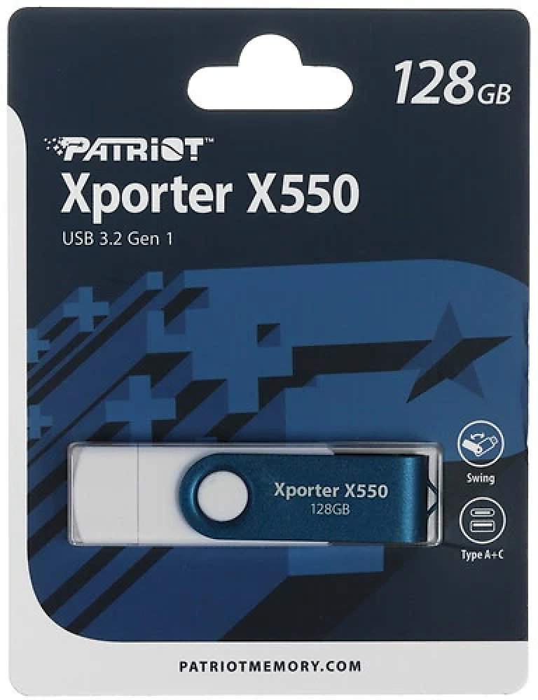 USB Flash карта Patriot PS128GX550AAD 128 Гб купить,NaN