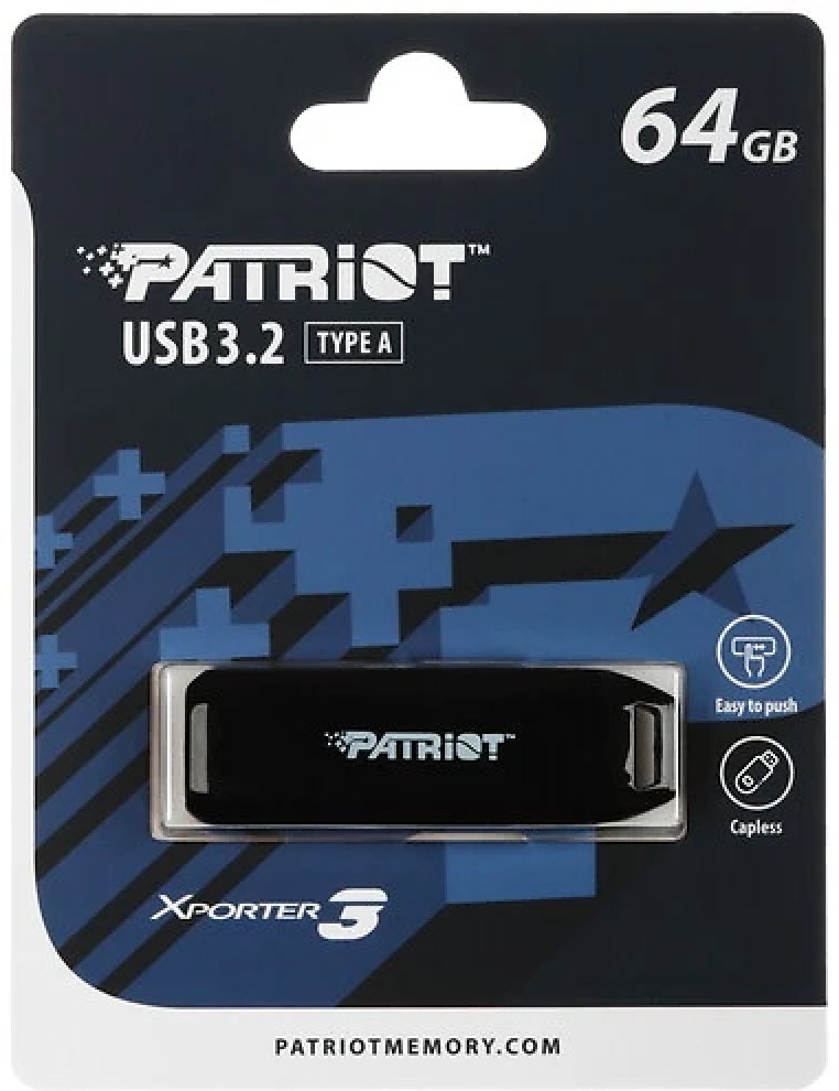 USB Flash карта Patriot PSF64GX3B3U 64 Гб купить,NaN