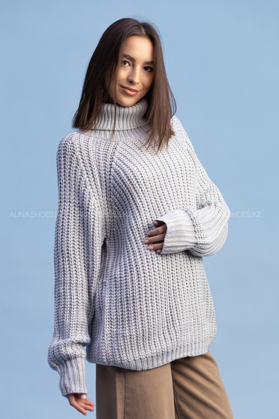 Свитер alinashoes серый купить,NaN