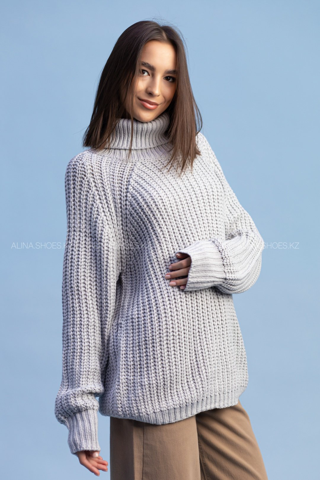 Свитер alinashoes серый купить,NaN