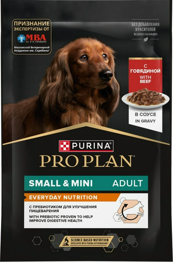 Корм PRO PLAN Кусочки в соусе мелкие породы 85 г 1 шт