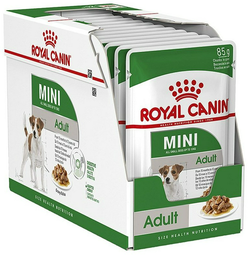 Корм Royal Canin Mini Adult для взрослых мелких пород 85 г 12 шт