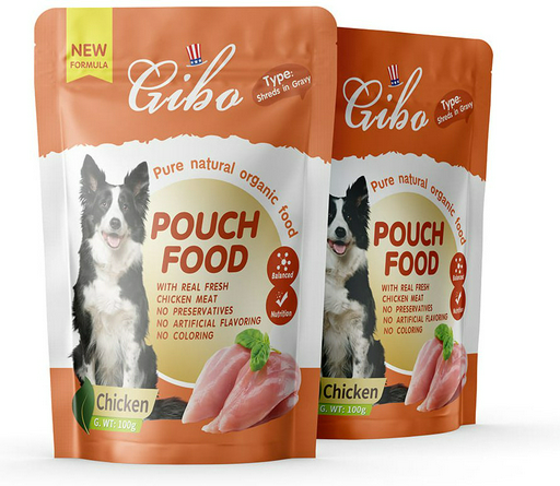 Корм Gibo Курица для всех пород 100 г 1 шт