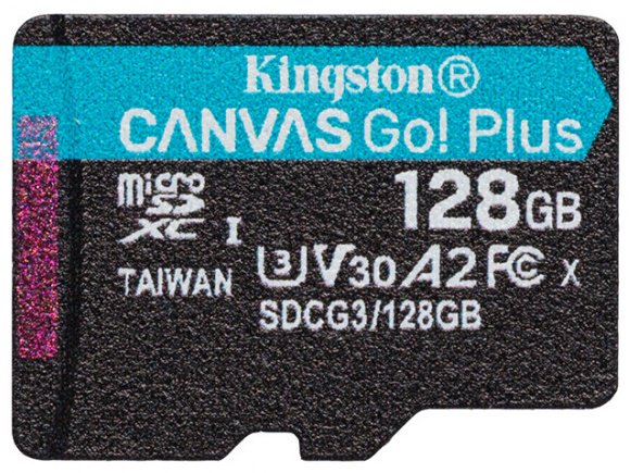 Карта памяти Kingston microSDXC Canvas Go! Plus microSDXC (SDCG3/128GBSP) 128 Гб купить,NaN