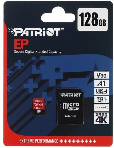Карта памяти Patriot PEF128GEP31MCX 128 Гб купить,NaN