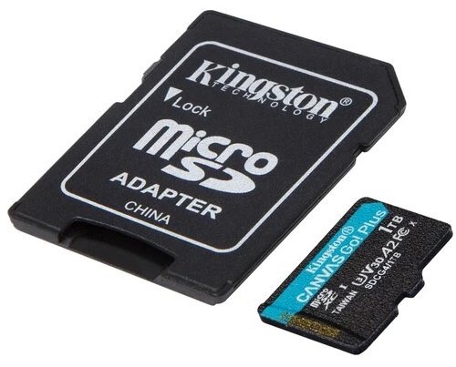 Карта памяти Kingston Secure Digital XC Canvas Go SDCG4/1TB 1 Гб купить,216599