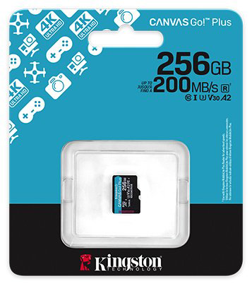Карта памяти Kingston microSDXC SDCG4/256GBSP 256 Гб купить,42630