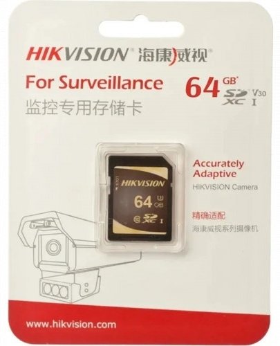 Карта памяти Hikvision P10 HS-SD-P10/64G купить,NaN