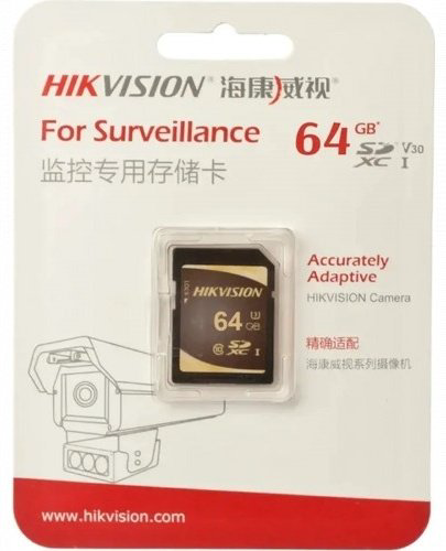 Карта памяти Hikvision P10 HS-SD-P10/64G купить,NaN