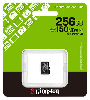 Карта памяти Kingston microSDXC SDCS3/256GBSP 256 Гб