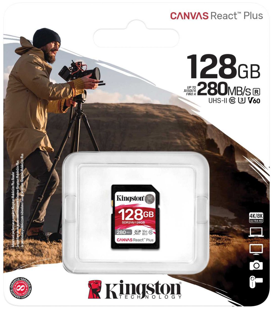 Карта памяти Kingston SDR2V6-128GB 128 Гб купить,NaN