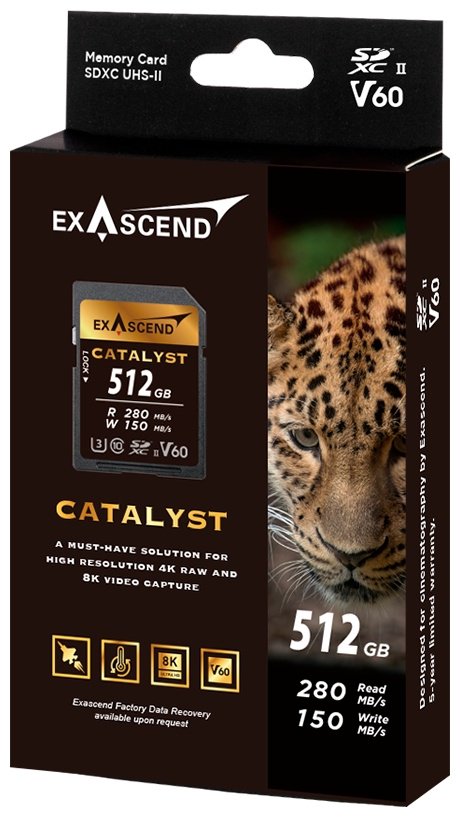 Карта памяти Exascend EX512GSDV60 512 Гб купить,NaN