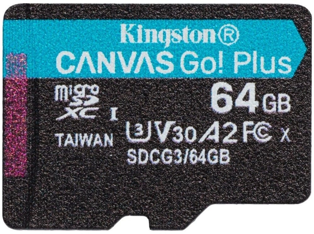 Карта памяти Kingston microSDXC Canvas Go Plus SDCG3/64GBSP 64 Гб купить,NaN