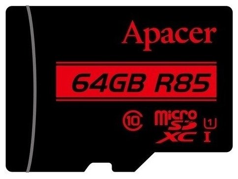 Карта памяти Apacer AP64GMCSX10U5-R 64 Гб купить,NaN