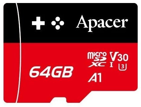 Карта памяти Apacer AP64GMCSX10U7-RAGC 64 Гб купить,12140