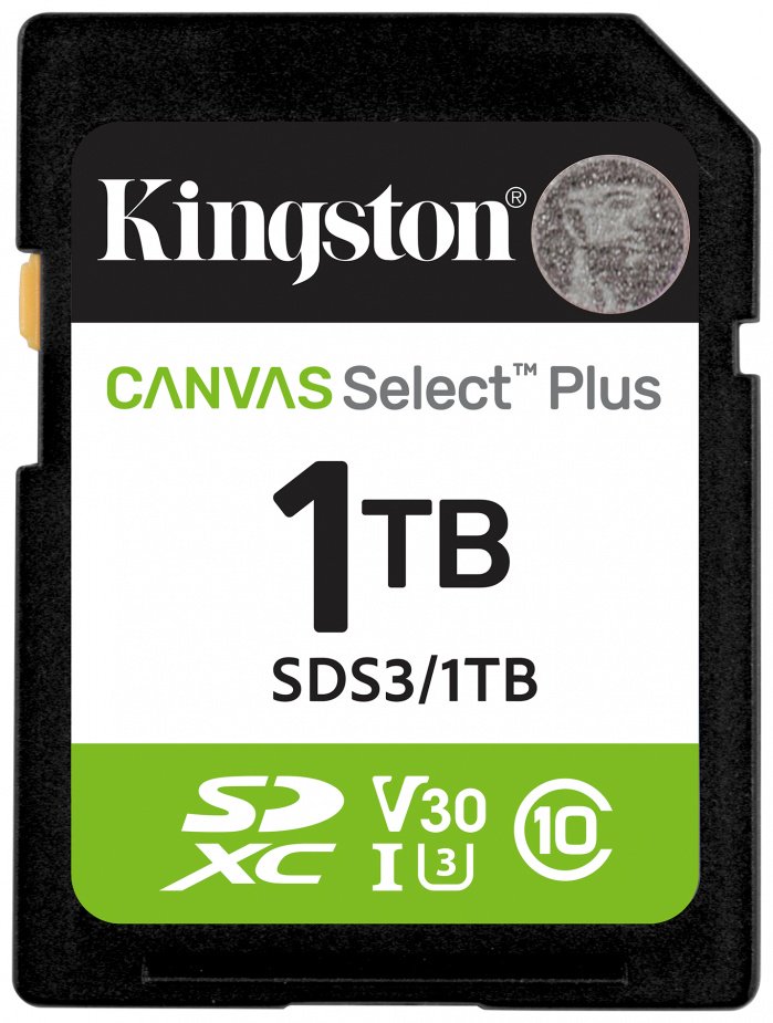 Карта памяти Kingston Secure Digital XC SDS3/1TB 1024 Гб купить,NaN