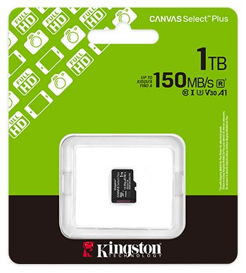Карта памяти Kingston microSDXC SDCS3/1TBSP 1024 Гб