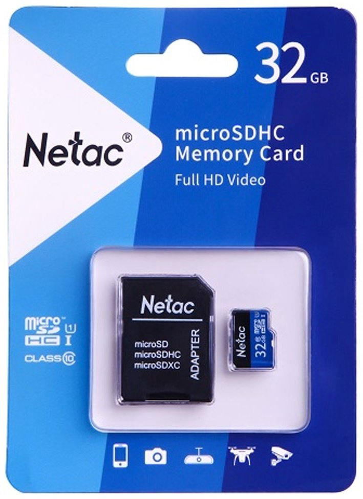 Карта памяти Netac P500STN-032G 32 Гб купить,NaN