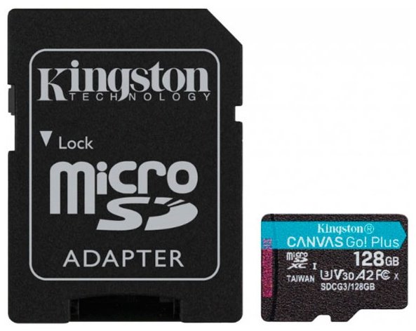 Карта памяти Kingston Canvas Go Plus SDCG3/128GB 128Gb купить,NaN