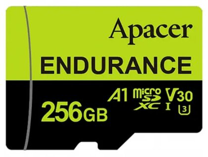 Карта памяти Apacer High Endurance + адаптер, AP256GEDM1D05-R 256 Гб купить,NaN