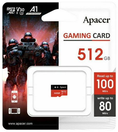 Карта памяти Apacer AP512GMCSX10U7-RAGC 512 Гб