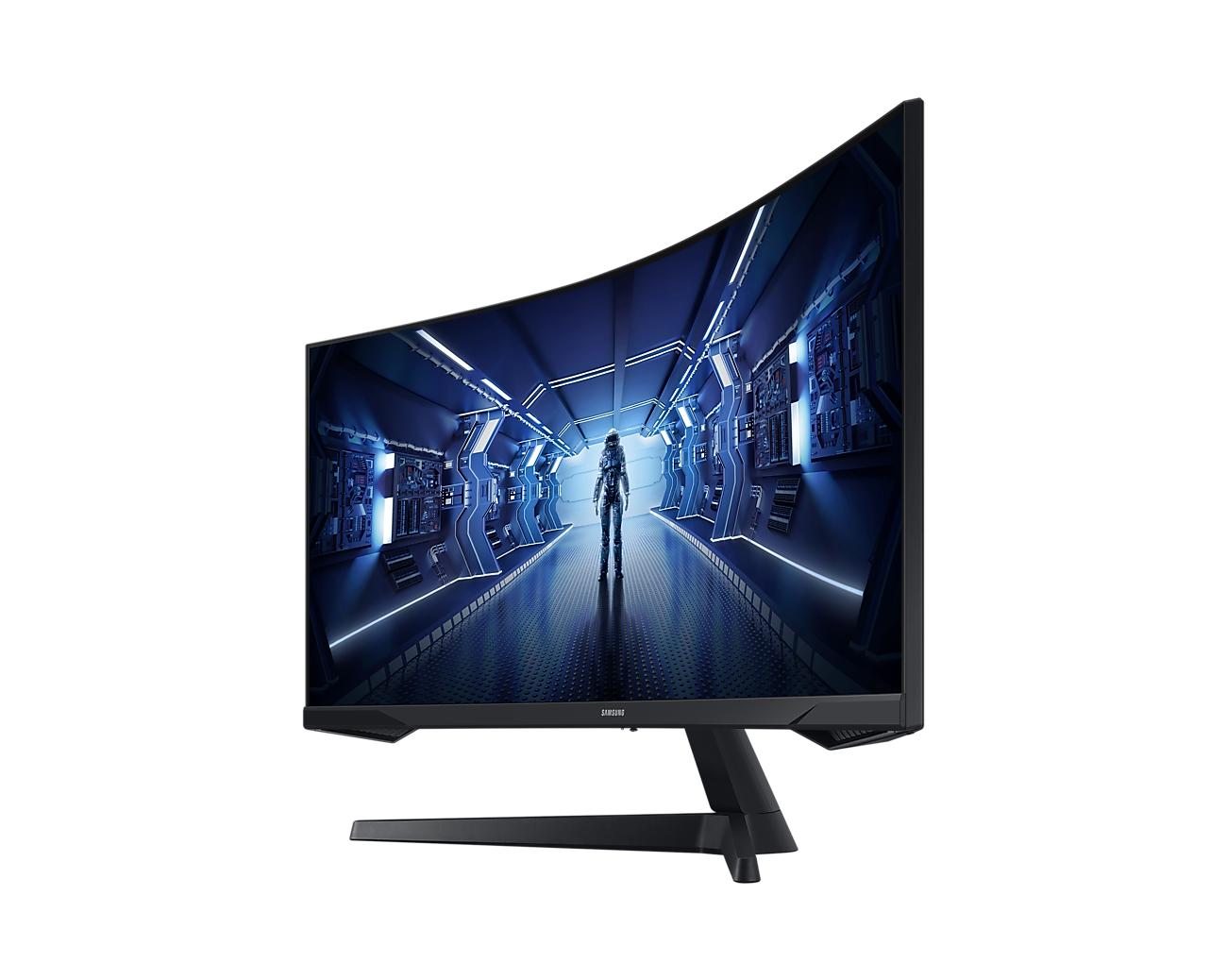 Монитор Samsung Gaming Odyssey G5 C34G55TWWI LC34G55TWWIXCI 165 Гц 34" черный купить,0