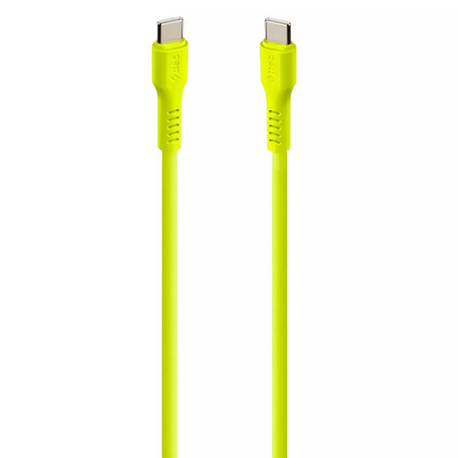 Кабель для телефона TTEC USB-C-USB-C 60W PD/QC Fast Charging/Data Cable 120 cm Neon Yellow