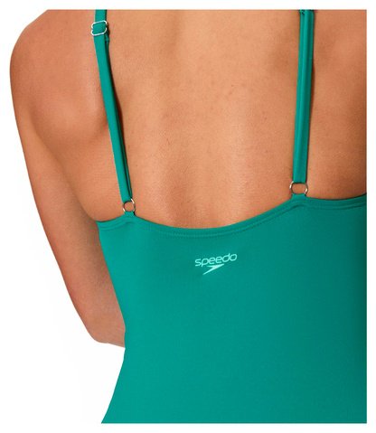 Купальник слитный Speedo зеленый