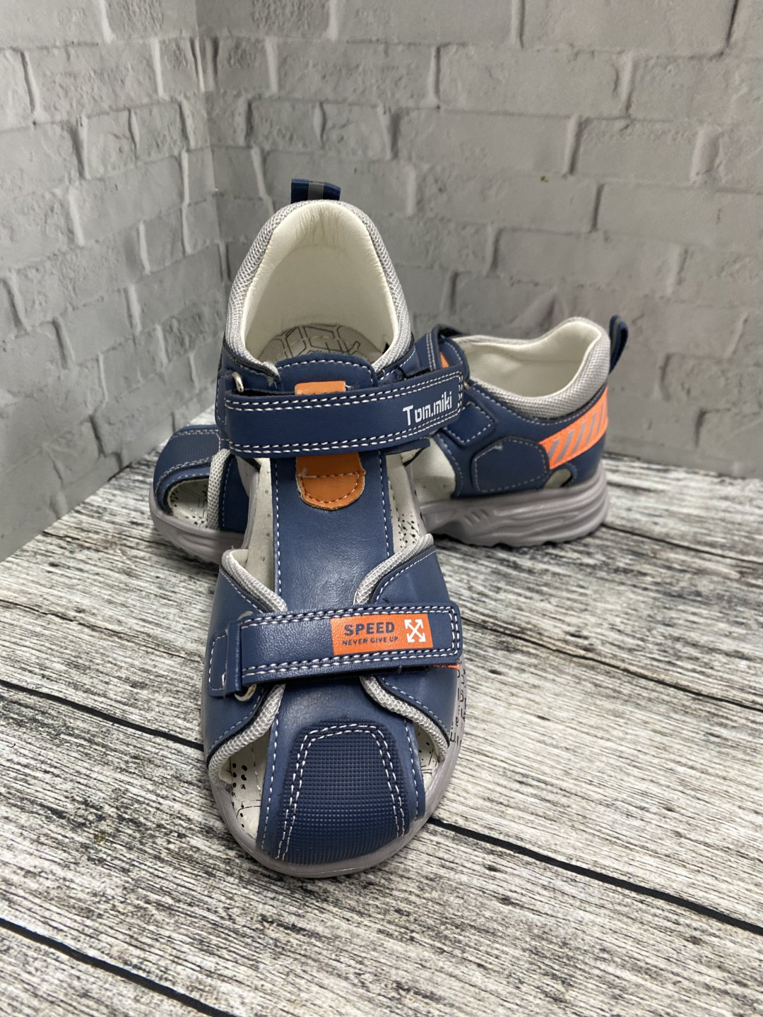 Сандалии Tom&amp;Miki оранжевый, синий купить,NaN