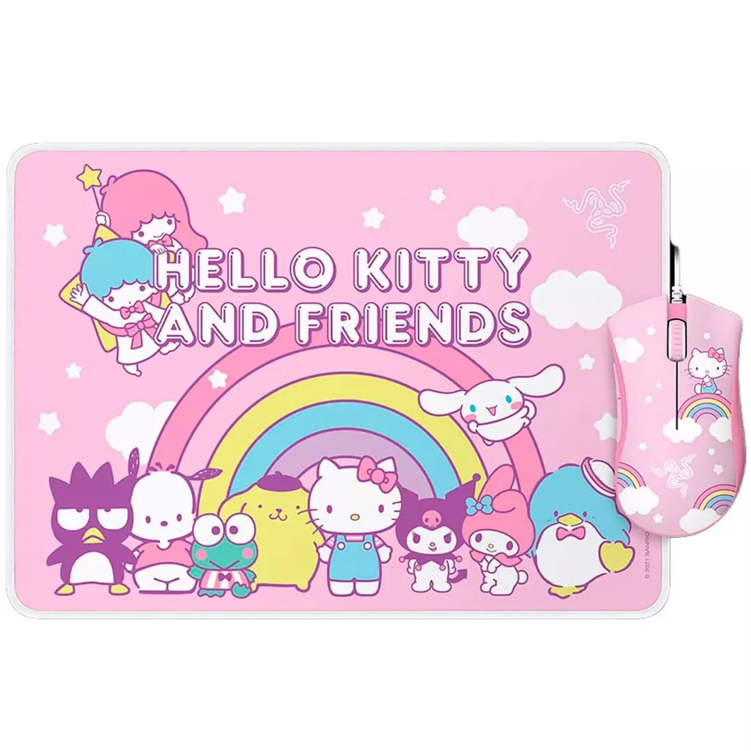 Мышь+коврик Razer Bundle Hello Kitty and Friends Edition RZ83-03850100-B3M1