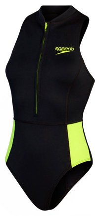 Купальник слитный Speedo черный, желтый