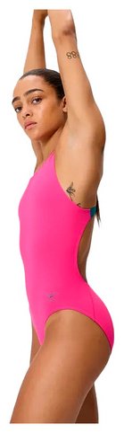 Купальник слитный Speedo темно-розовый