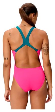 Купальник слитный Speedo темно-розовый